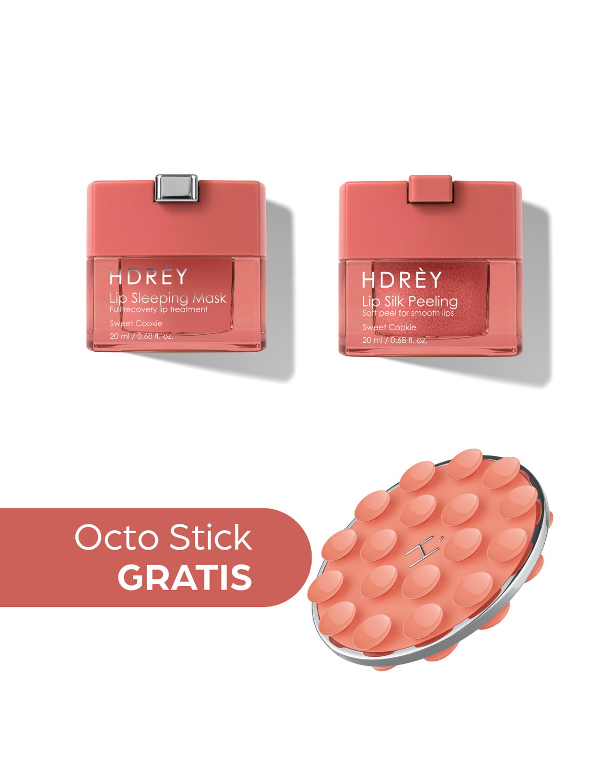 Zestaw do ust Maska + Peeling Sweet Cookie - Octo Stick GRATIS