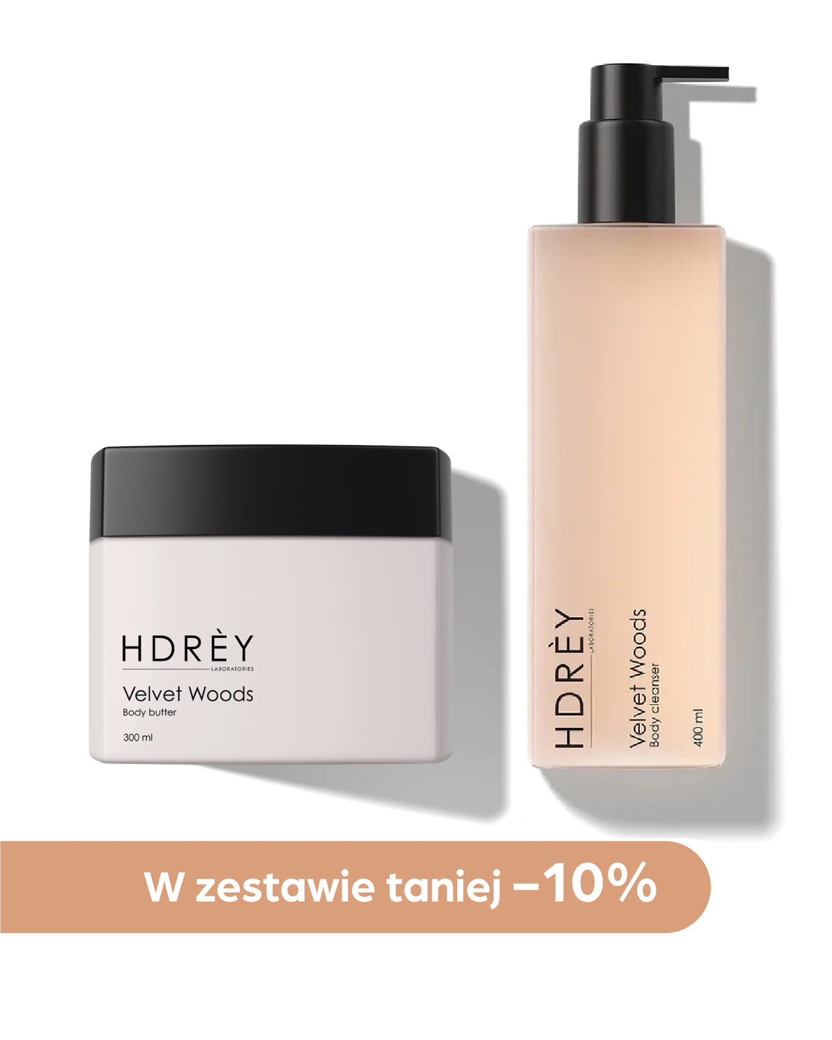 Body Set Velvet Woods (żel pod prysznic 400ml + masło do ciała 300ml)