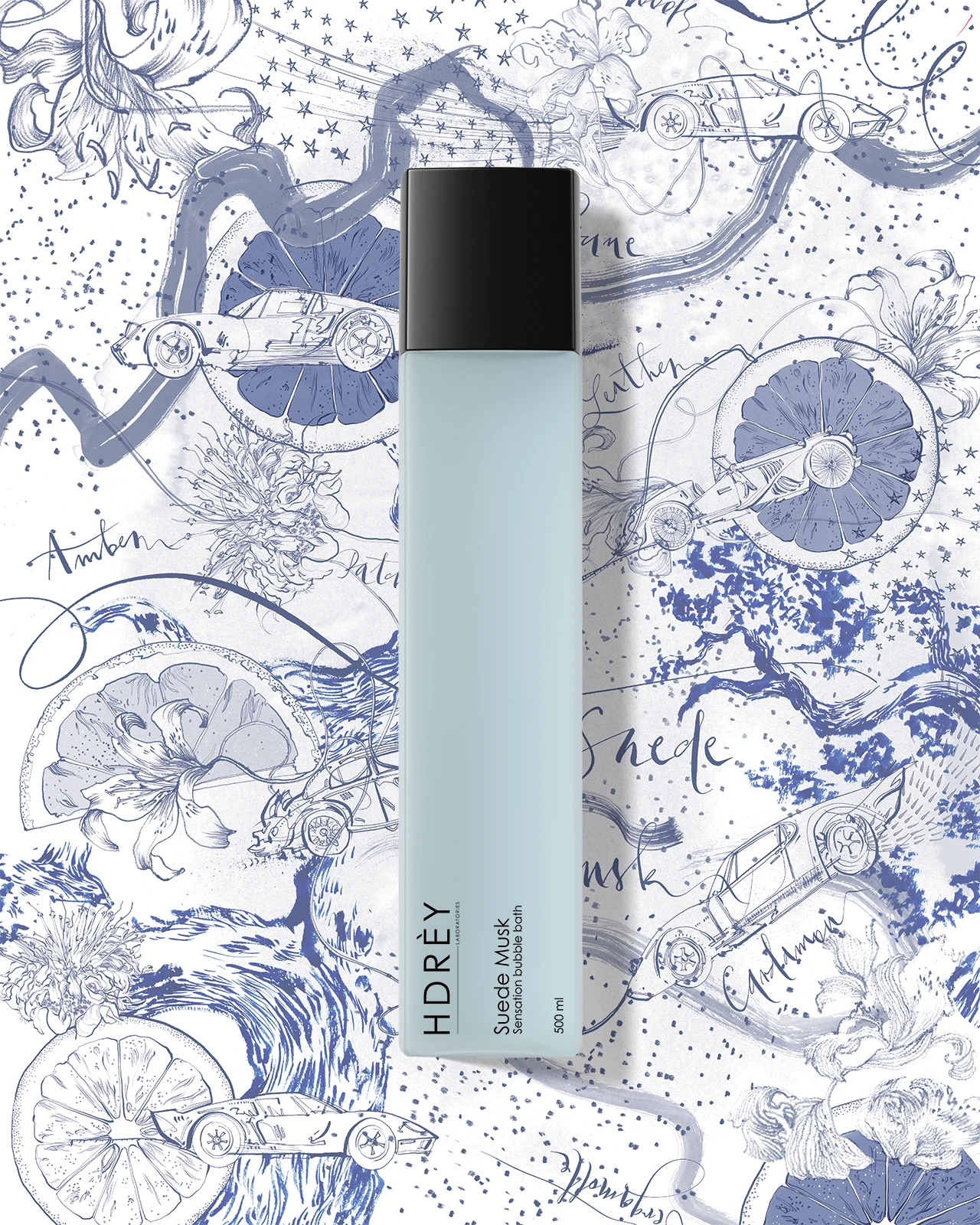 Sensation Bubble Płyn do kąpieli Suede Musk 500 ml