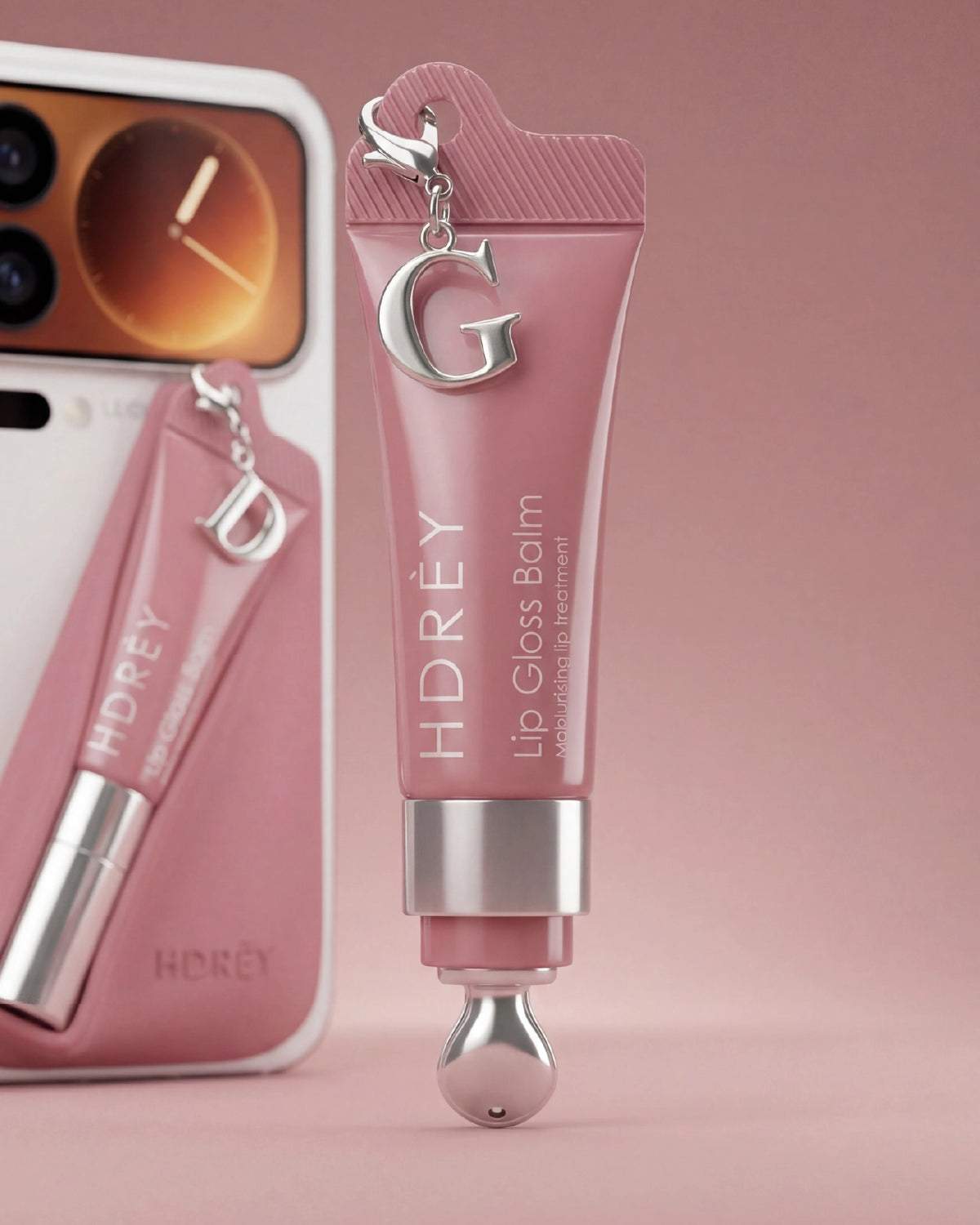 Zestaw 2 błyszczyków do ust Raspberry Mousse - Phone Case GRATIS