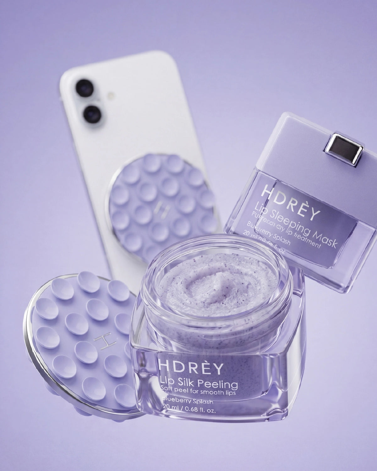 Zestaw do ust Maska + Peeling Blueberry Splash - Octo Stick GRATIS