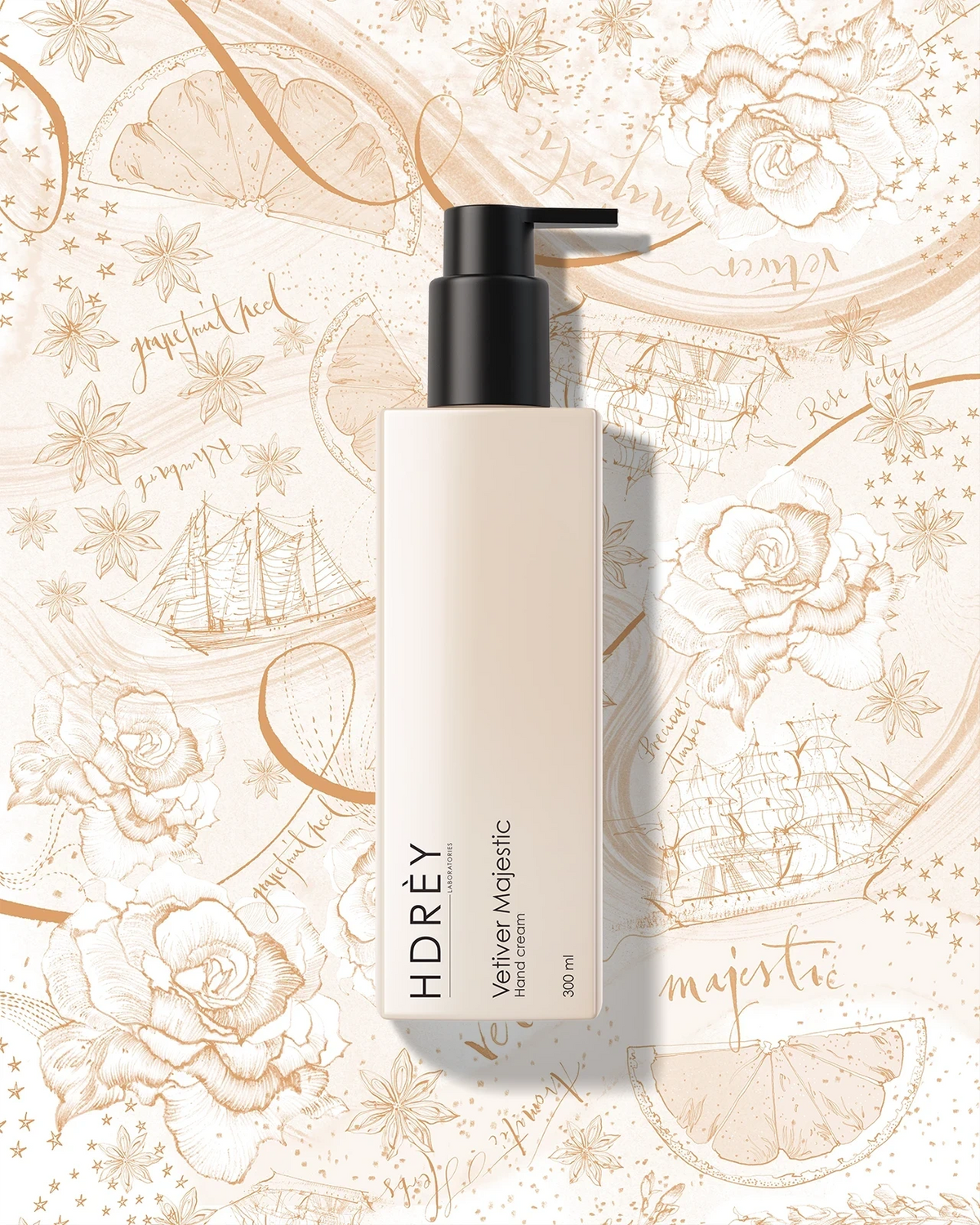 Krem do rąk Vetiver Majestic z olejem arganowym i witaminą E 300 ml