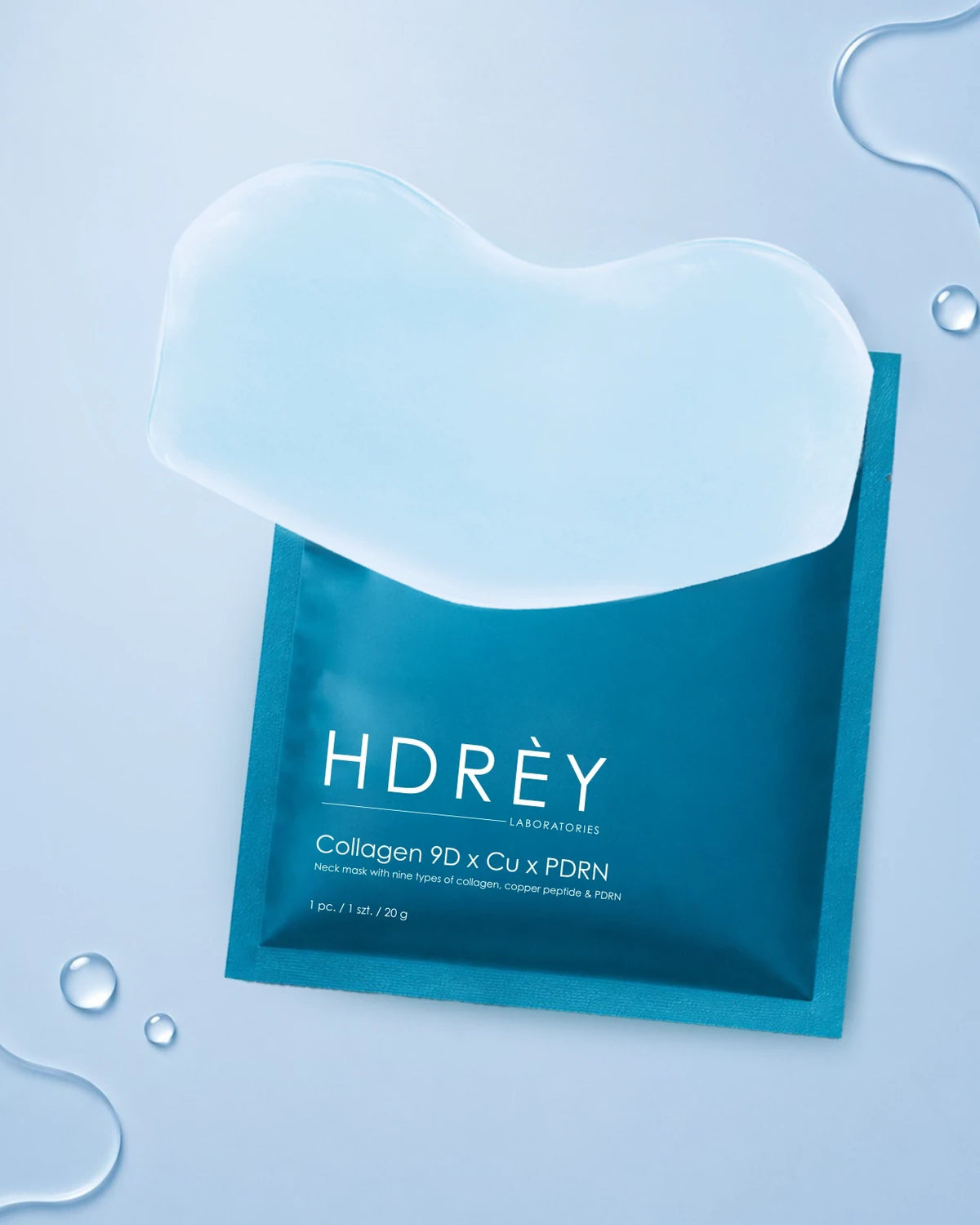 Hydrożelowe maski do pielęgnacji szyi Collagen 9D 3x20g