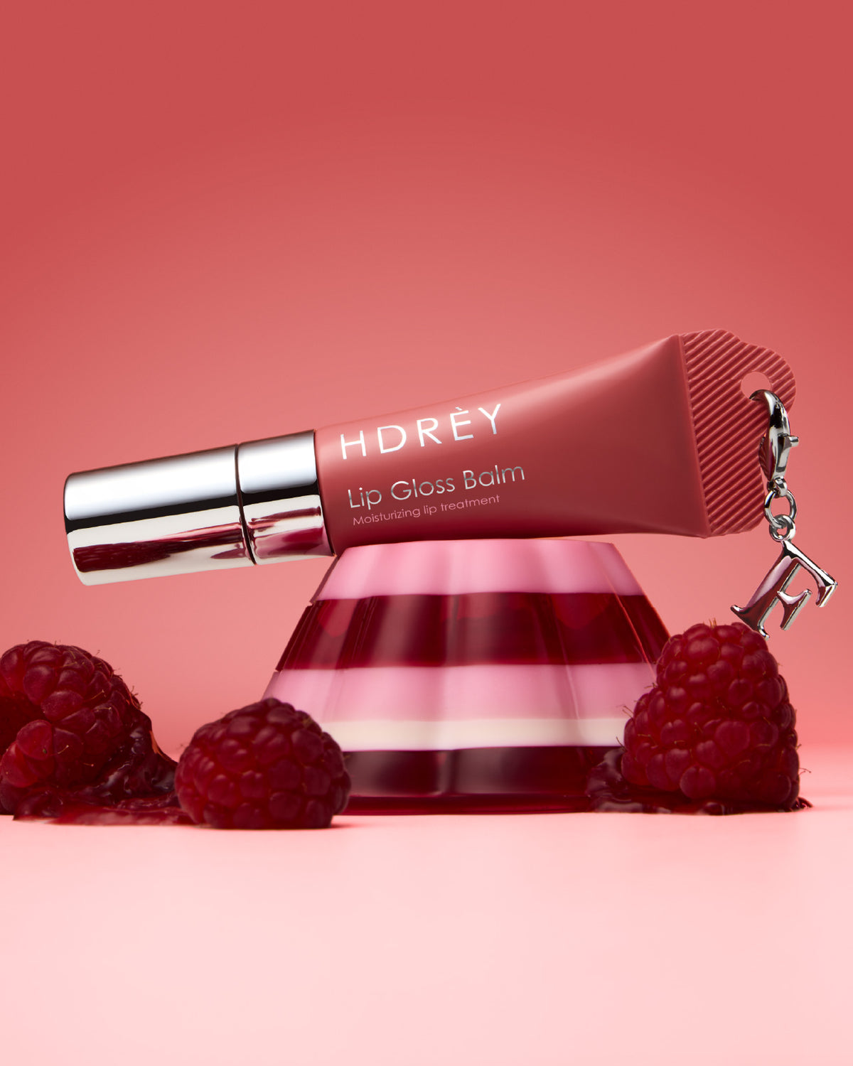 Błyszczyk do ust Raspberry Mousse 10 ml (z zawieszką)