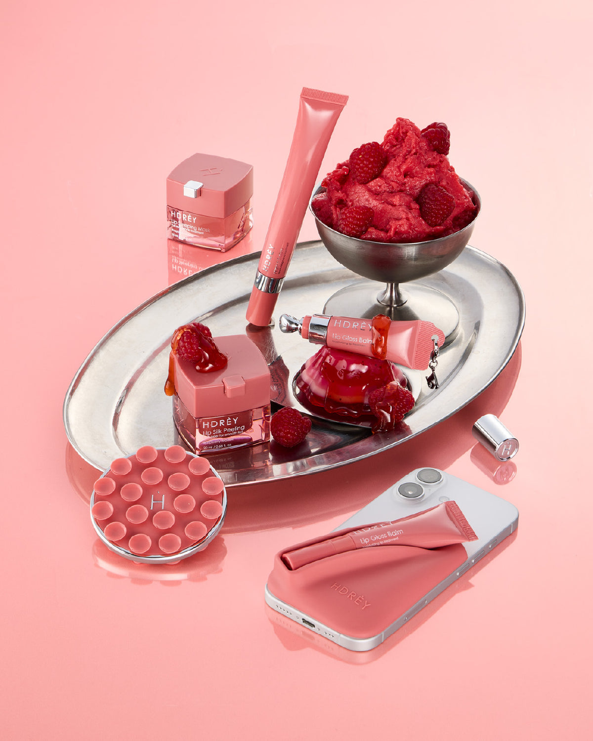 Błyszczyk do ust Raspberry Mousse 10 ml (z zawieszką)