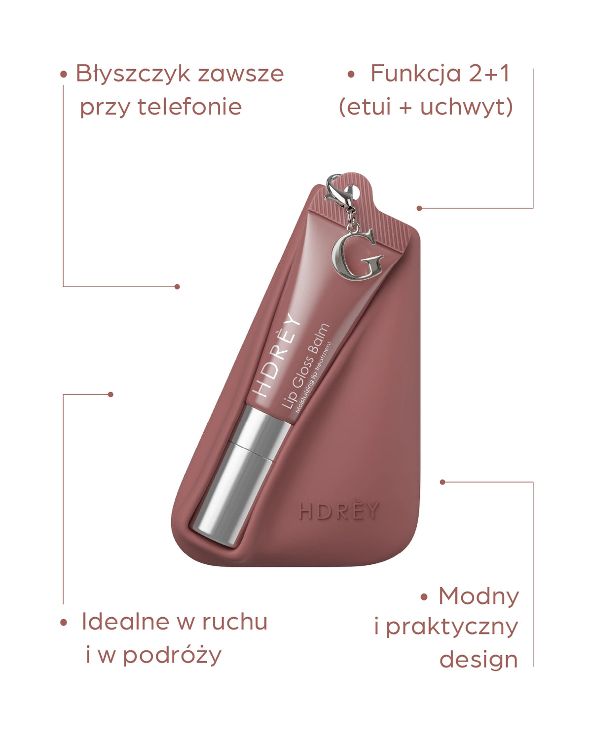 Lip Gloss Phone Case Crème Brûlée