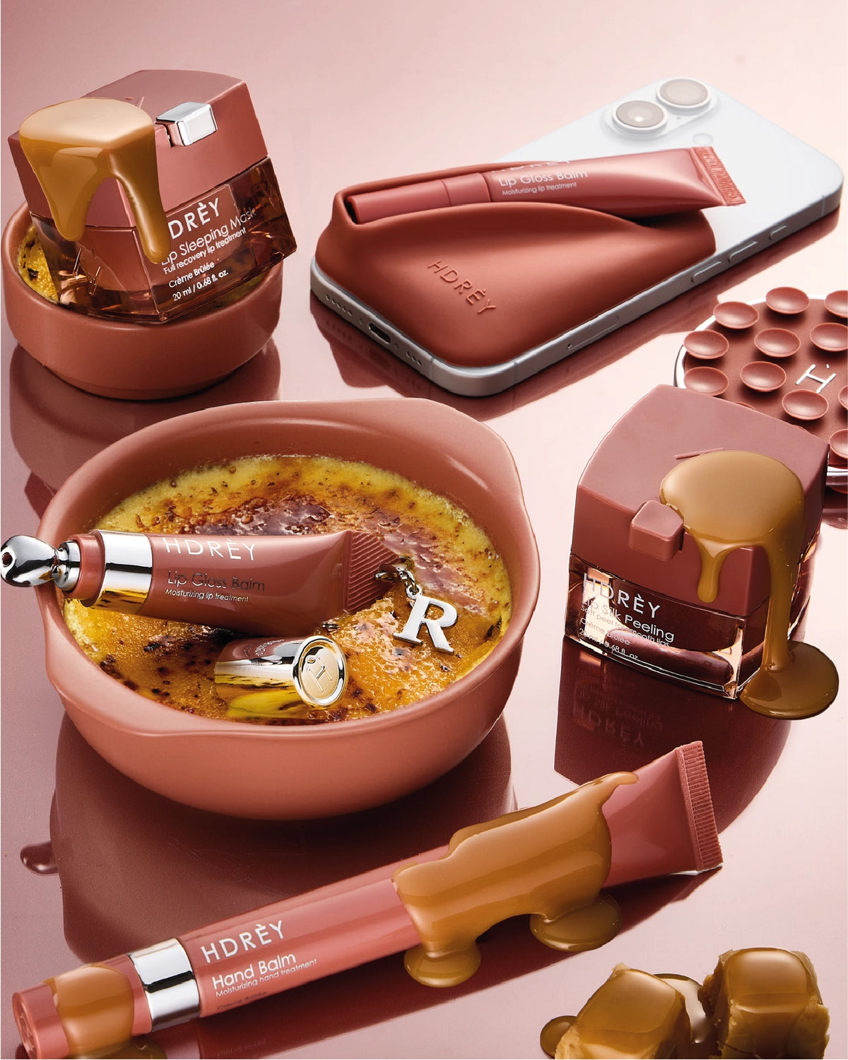 Lip Gloss Phone Case Crème Brûlée